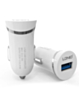 USB A Car Charger with USB A-C Charging Cable (3ft) (12W) (Only Ground Shipping)