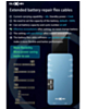 DLZ S800 Multifunctional Tester Box with Foldable Touch Screen for iPhone and Android Phones