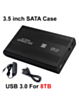 3.5" HDD Metal Case with 12V 2A Adapter USB 3.0 (Only Ground Shipping)
