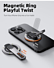 EVO Double-Sided Magnetic Phone Ring Holder & Stand - GRAY (Only Ground Shipping)
