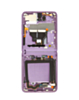 OLED Assembly with Frame for Galaxy Z Flip 5G F707 2020 (MIRROR PURPLE) (Premium)