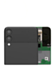 Outer OLED Assembly without Frame for Galaxy Z Flip 3 F711 (BLACK) (Service Pack)