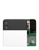 Outer OLED Assembly without Frame for Galaxy Z Flip 3 F711 (WHITE) (Service Pack)