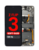 OLED Assembly with Frame for Galaxy Z Flip 3 F711 (BLACK) (US & International) (Aftermarket Pro OLED / 120HZ)