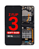 OLED Assembly with Frame for Galaxy Z Flip 3 F711 (BLACK) (US & International) (Aftermarket OLED / 60HZ)
