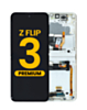OLED Assembly with Frame for Galaxy Z Flip 3 F711 (CREAM) (US & International) (Premium)