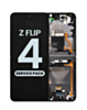 OLED Assembly with Frame for Galaxy Z Flip 4 F721 (BLACK) (US and International) (Service Pack)