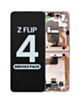 OLED Assembly with Frame for Galaxy Z Flip 4 F721 (PINK GOLD) (US and International) (Service Pack)