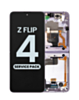 OLED Assembly with Frame for Galaxy Z Flip 4 F721 (VIOLET) (US and International) (Service Pack)