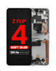 OLED Assembly with Frame for Galaxy Z Flip 4 F721 (BLACK) (US & International) (Aftermarket Pro OLED / 120HZ)