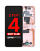 OLED Assembly with Frame for Galaxy Z Flip 4 F721 (PINK GOLD) (US & International) (Aftermarket Pro OLED / 120HZ)