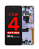 OLED Assembly with Frame for Galaxy Z Flip 4 F721 (BORA PURPLE) (US & International) (Aftermarket Pro OLED / 120HZ)