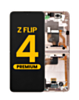 OLED Assembly with Frame for Galaxy Z Flip 4 F721 (GOLD) (US and International) (Premium)