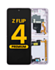 OLED Assembly with Frame for Galaxy Z Flip 4 F721 (VIOLET / BORA PURPLE) (US and International) (Premium)