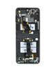 OLED Assembly with Frame for Galaxy Z Flip 5 F731 (GRAPHITE) (US & International) (Aftermarket Pro OLED / 120HZ)