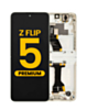 OLED Assembly with Frame for Galaxy Z Flip 5 F731 (CREAM) (US and International) (Premium)
