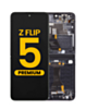 OLED Assembly with Frame for Galaxy Z Flip 5 F731 (GRAPHITE) (US and International) (Premium)