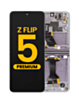 OLED Assembly with Frame for Galaxy Z Flip 5 F731 (LAVENDER) (US and International) (Premium)