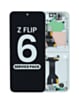 OLED Assembly with Frame for Galaxy Z Flip 6 F741 (SILVER SHADOW) (US & International) (Service Pack)