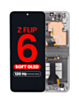 OLED Assembly with Frame for Galaxy Z Flip 6 F741 (SILVER SHADOW) (US & International) (Aftermarket Pro OLED / 120HZ)