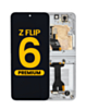 OLED Assembly with Frame for Galaxy Z Flip 6 F741 (WHITE) (US & International) (Premium)