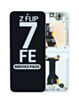 OLED Assembly with Frame for Galaxy Z Flip 7 FE F761 (WHITE) (US & International) (Service Pack)
