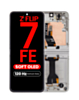 OLED Assembly with Frame for Galaxy Z Flip 7 FE F761 (WHITE) (US & International) (Aftermarket Plus Soft Oled / 120 Hz)