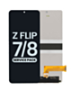 Inner OLED Assembly without Frame for Galaxy Z Flip 7 (F766) / Z Flip 8 (F776) (Service Pack)