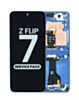 OLED Assembly with Frame for Galaxy Z Flip 7 F766 (BLUE SHADOW) (Single Sim Version) (Service Pack)
