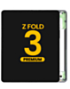 Inner OLED Assembly with Frame for Galaxy Z Fold 3 5G (US & International) (PHANTOM SILVER) (Premium)