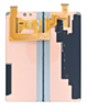 Inner OLED Assembly without Frame for Galaxy Z Fold 5 F946 (Service Pack)