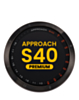 LCD Assembly with Frame for Garmin Approach S40 (2019) (Black) (Premium)