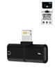 Mini USB-L to USB-L Splitter (BLACK) (Only Ground Shipping)