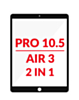 G+ OCA PRO 2-in-1 (Front Glass + OCA) for iPad Pro 10.5" (2017) / Air 3 (2019) (BLACK)