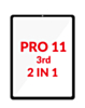 G+ OCA PRO 2-in-1 (Front Glass + OCA) for iPad Pro 11" (3rd Gen 2021) (BLACK)