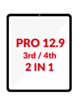 G+ OCA PRO 2-in-1 (Front Glass + OCA) for iPad Pro 12.9" (3rd Gen 2018 / 4th Gen 2020) (BLACK)