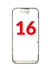 G+ OCA PRO Metal Frame for iPhone 16 (Pack of 5)