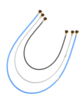 Antenna Connecting Cable for Google Pixel 4A (3 Piece Set)