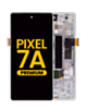 OLED Assembly with Frame for Google Pixel 7A (SNOW) (Premium)