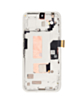 OLED Assembly with Frame (with Finger Print Sensor) for Google Pixel 8A (PORCELAIN) (Premium)