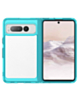 Google Pixel Fold Hybrid Bumper Transparent Case - TEAL (Only Ground Shipping)