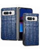 Google Pixel Fold Leather Case - BLUE (Only Ground Shipping)