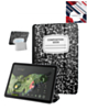 Old Style Notebook Design Case for Google Pixel Tablet 11'' (2024) - COMPOSITION BOOK (Only Ground Shipping)