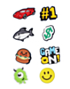 Fashion Charms Set for Handle Cases (8 Piece Set) - BOY 6 (Only Ground Shipping)