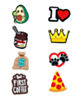 Fashion Charms Set for Handle Cases (8 Piece Set) - MIX 6 (Only Ground Shipping)