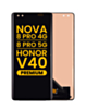 OLED Assembly without Frame for Huawei Nova 8 Pro 4G / Nova 8 Pro 5G / Honor V40 (Premium)