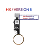 Shop the gold Home Button solution flex cable for iPhone 8 Plus, 8, SE 2020, 7 Plus, and 7 – HX version 8, no Bluetooth or jumpers needed.