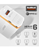LDNIO A1302Q USB-A Wall Charger with USB A-M Cable (3ft) (18W) (Only Ground Shipping)