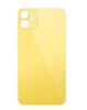 Back Glass with Bigger Camera Hole for iPhone 11 (NO LOGO) (YELLOW)