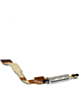 Charging Port Flex Cable for iPhone 4 CDMA (WHITE) (Premium)